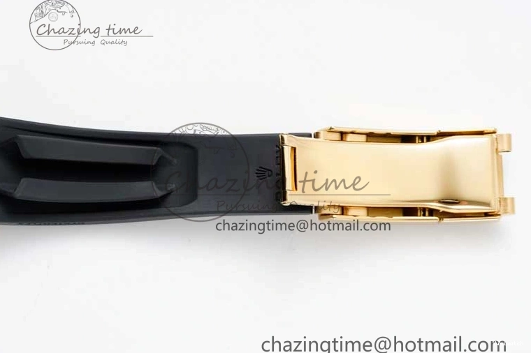 QF Dial Rubber Oysterflex on Daytona SA4130 Edition 1:1 Best Black Strap 116518 0409